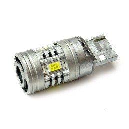 LED bulb 12V 21W W3x16d clear (7440 W21W) CANBUS