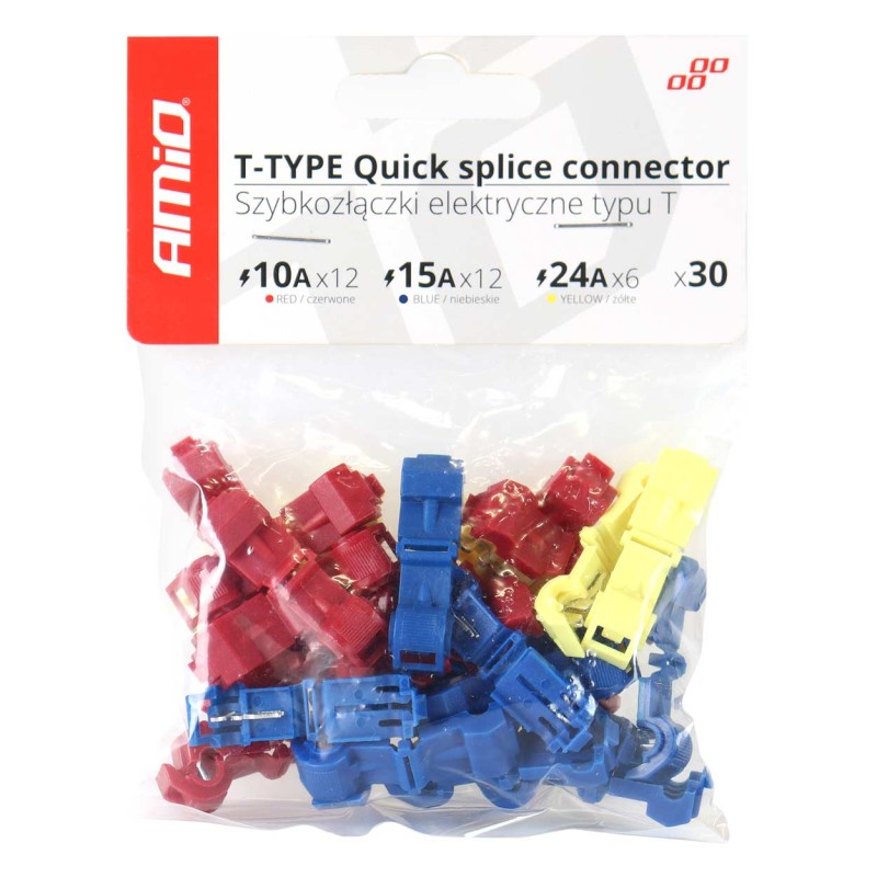 Electric quick couplers Type-T, 30 pcs mix