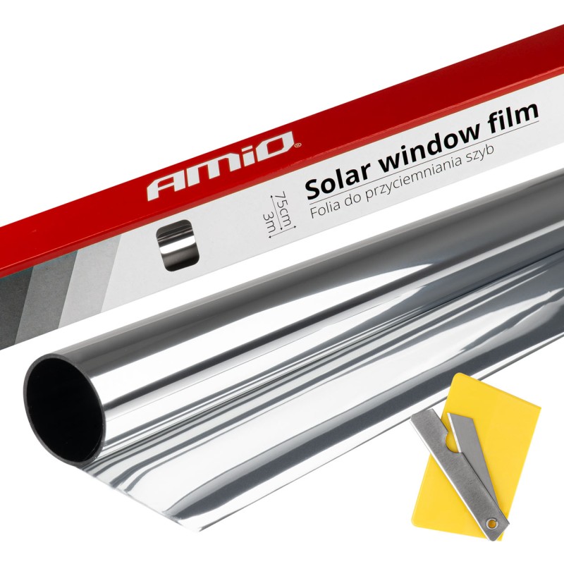 Blackout film for windows Dark Silver 0.75x3m (15%)