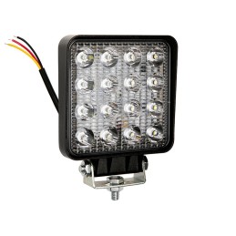 Square LED work light 10-30V
