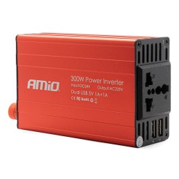 Voltage converter AMiO 24V/230V 300W/600W 2xUSB