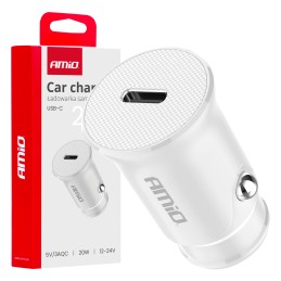 Car charger USB-C 20W 12/24V