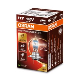 bulb H7 12V 55W PX26d NIGHT BREAKER 220